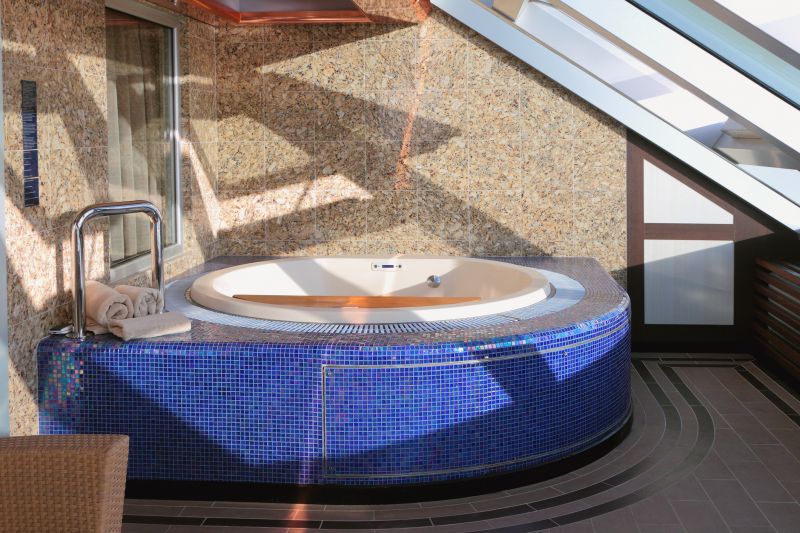 Skilled technician measuring space